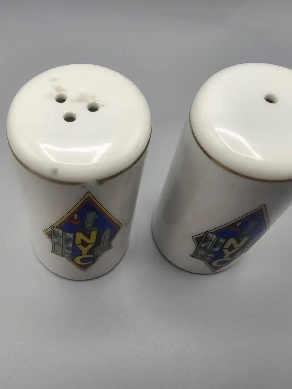 Vintage I Love NYC Ceramic Salt and Pepper Shakers